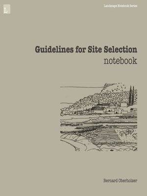 cover image of Guidelines for Site Selection Notebook
